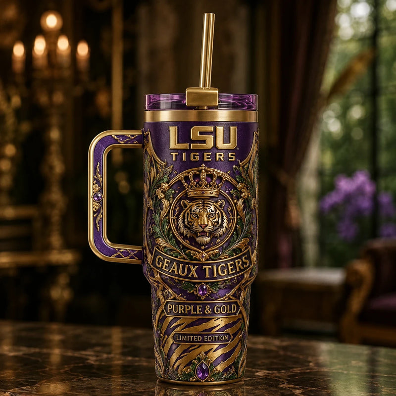 LSU Crowned - Purple, Gold and Baroque Attitude