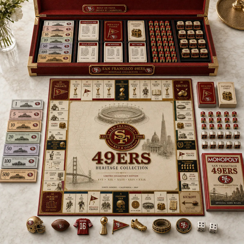 SF Heritage Board - Red, Gold and the Quiet Ceremony of a Game Night