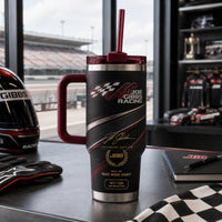 Trust Speed Legacy - JGR Checkered Flag Tumbler Graphic