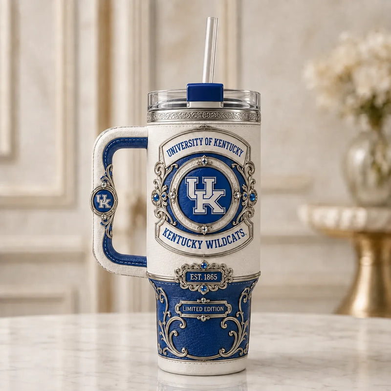 UK Crest Study - Ivory, Royal Blue and Ornamental Calm