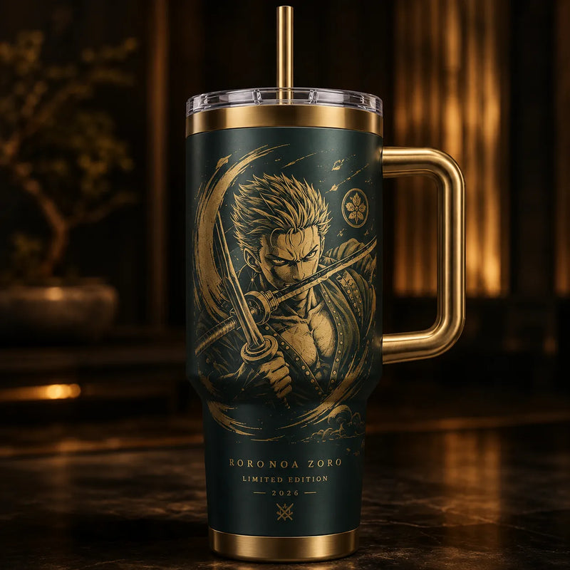 Blade Arc - Zoro Battle-Ready in Gold and Deep Green