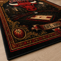 CHI Heritage Floor - Vintage Emblem, Skyline and Gilded Borders