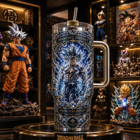 Awakened Instinct - Goku Wrapped in Silver Aura