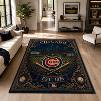 CHC Heritage Field - Ornate Emblem Statement Rug