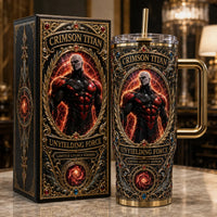 Crimson Titan - An Ornamental Study in Red, Gold and Stillness