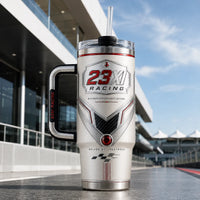 23XI Platinum Crest - Silver Shield Racing Tumbler