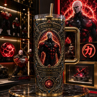 Crimson Titan - An Ornamental Study in Red, Gold and Stillness