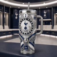 TOT - Heritage Crest in Navy and Silver Relief