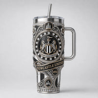 NEW - Magpie Crest in Ornate Black and Silver