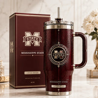 MSST Maroon - Sunburst Medallion Tumbler Composition