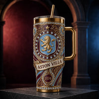 AVL 1874 - Claret and Blue Heritage Crest Tumbler