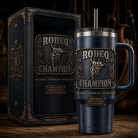 Rodeo Champion - Eight Seconds Frozen in Buckle Relief