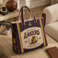 LAL Heritage Crest - Purple and Gold Emblem Tote