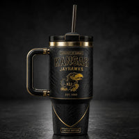 KU Blackout - Gold Lettering and Quiet Collegiate Confidence