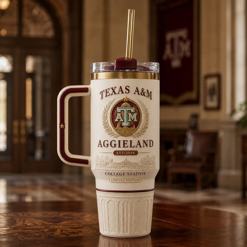 TAMU Tradition - The Aggieland Crest Tumbler