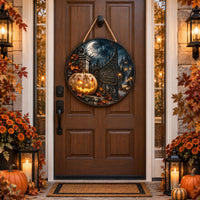 Crescent Pumpkin Estate - Moonlight, Gate and Quiet Glow