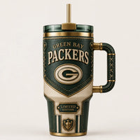 GB - Heritage Green and Gold Emblem Tumbler