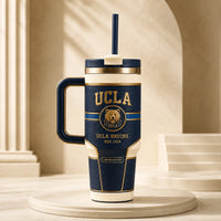 UCLA Crest - Navy, Cream and Gold in Collegiate Balance