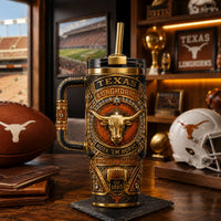 TEX Heritage Crest - Longhorn Emblem Tumbler