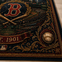 BOS Heritage Emblem - Vintage Ballpark Floor Composition