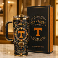 TENN in Gold and Amber - Ornate Volunteers Tumbler