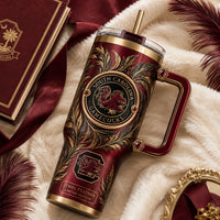 SC Crest in Gilded Foliage - A Study in Ornament and Stillness
