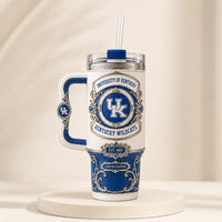 UK Crest Study - Ivory, Royal Blue and Ornamental Calm