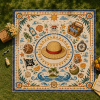 Straw Hat Medallion - Nami and the Calm Voyage Rug