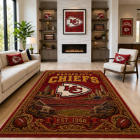 KC Arrowhead Medallion - Ornamental Heritage Floor Composition