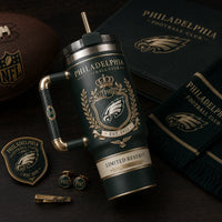 PHI Heritage Crest - Deep Green and Gold Drinkware