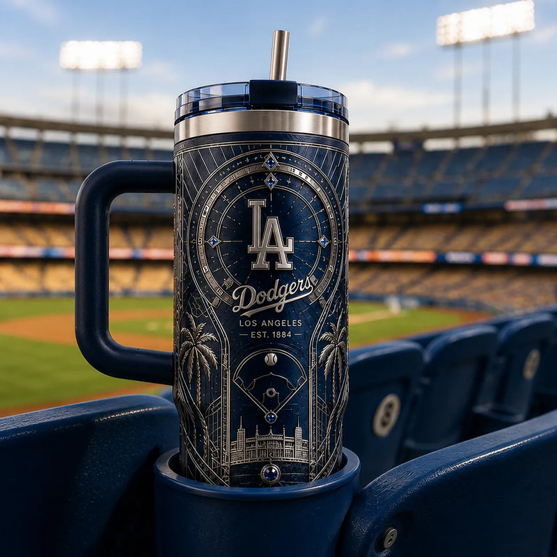 LAD Heritage Panel - Engraved Navy Tumbler Composition