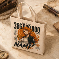 Dead or Alive - Nami, Bounty Poster Graphic in Rust and Ink