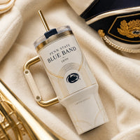 PSU Blue Band 1899 - Ivory and Gold Art Deco Tumbler