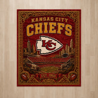 KC Arrowhead Medallion - Ornamental Heritage Floor Composition