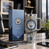 MCI in Full Regalia - Crest, Crystals and Sky Blue Elegance